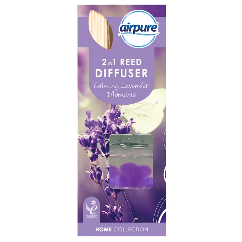 AIRPURE Calming Lavender Moments Dyfuzor Zapachowy Z Patyczkami 30 ml