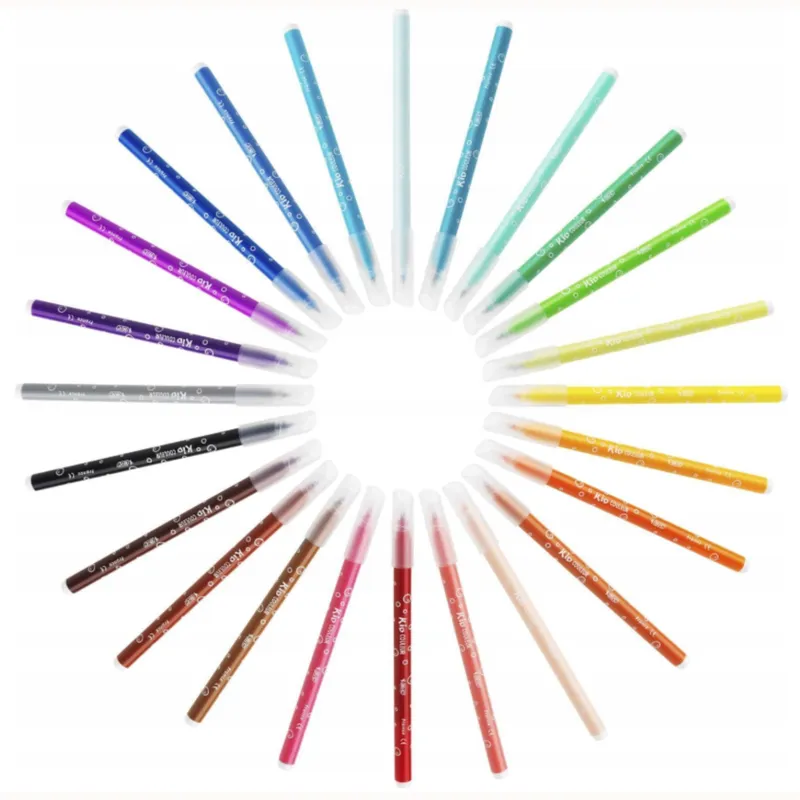 BIC Kids Kid Couleur Flamastry Mazaki Pisaki Zmywalne Wodne 24 Kolory
