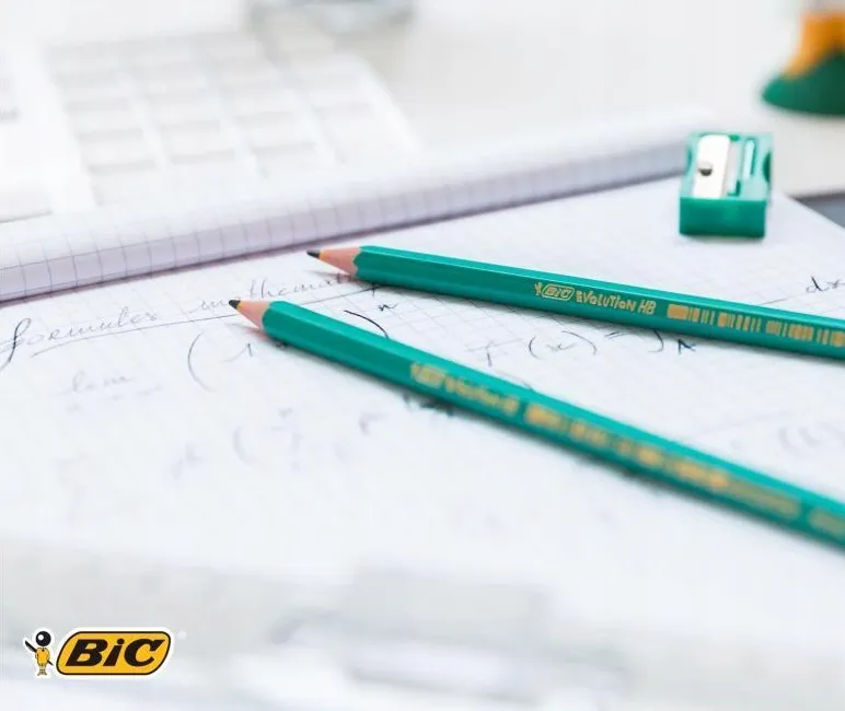 BIC Evolution Original ECOlutions HB Ołówek Z Gumką Blister 10 Sztuk