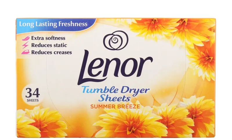 LENOR Summer Breeze Chusteczki Zapachowe Do Suszarek 34 szt