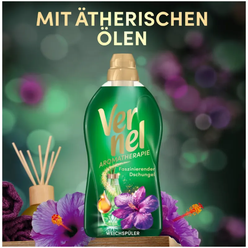 VERNEL Aromatherapie Faszinierender Dschungel Płyn Do Płukania Fascynująca Dżungla 46 Prań