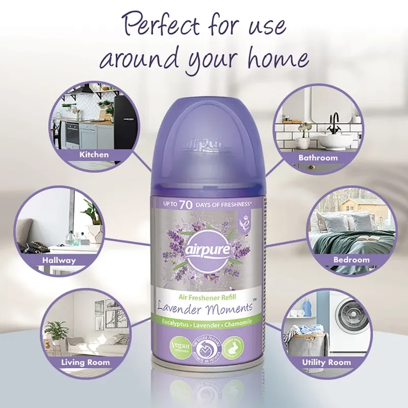 AIRPURE Lavender Moments Odświeżacz Powietrza 250 ml