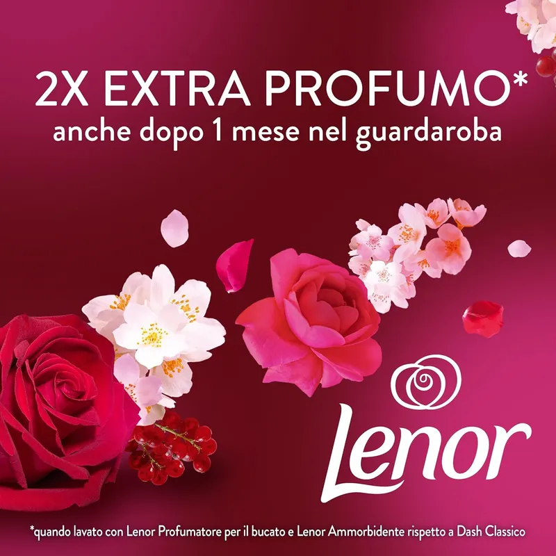 LENOR Gelsomino Scarlatto Rubi & Jasmin Perełki Zapachowe 195 g
