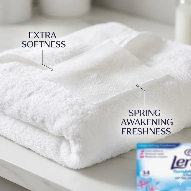 LENOR Spring Awakening Chusteczki Zapachowe Do Suszarki Bębnowej 34 szt