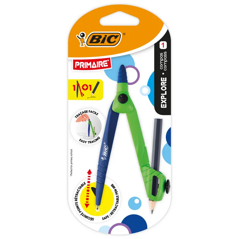 BIC Explore Cyrkiel Z Ołówkiem