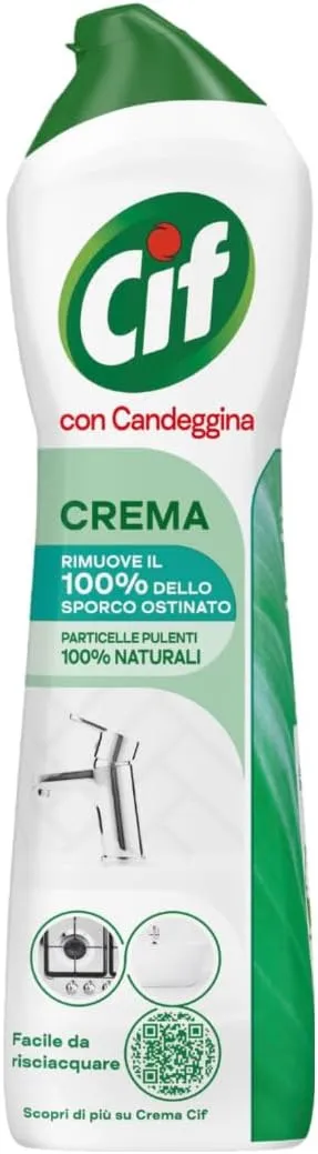 CIF Crema Mleczko Do Czyszczenia Z Wybielaczem 500 ml