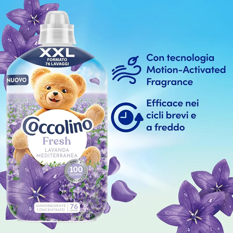 COCCOLINO Lavanda Mediterranea Concentrato Płyn Do Płukania 87 Prań