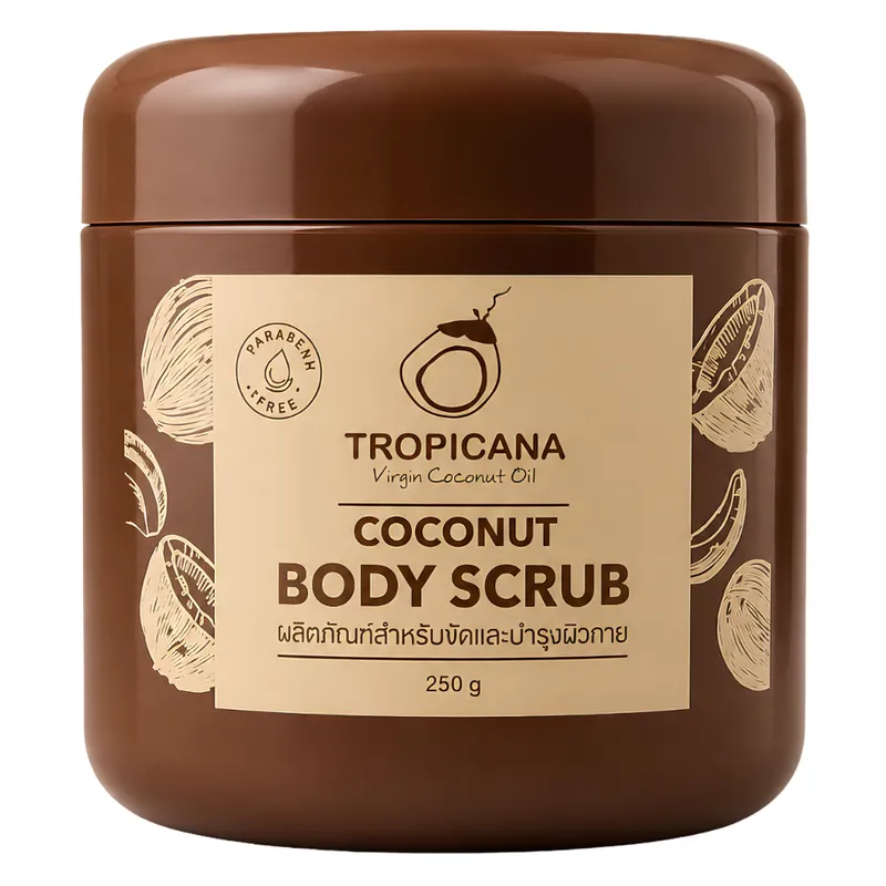 TROPICANA Virgin Coconut Oil Bio Peeling Do Ciała 250g