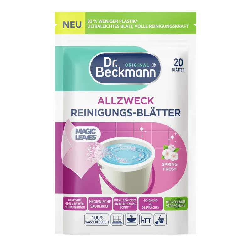 Dr. Beckmann Spring Fresh Uniwersalne Listki Czyszczące 20 szt