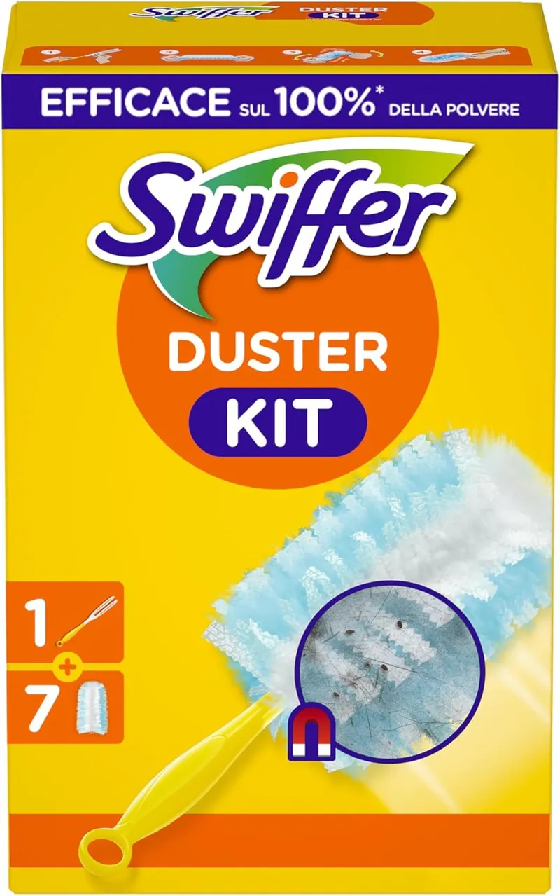 SWIFFER Zestaw Startowy Uchwyt + 7 Ściereczek