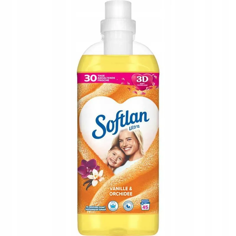 SOFTLAN Vanille & Orchidee 3 D Płyn Do Płukania 45 Prań