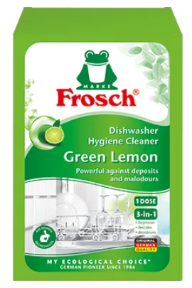 FROSCH Green Lemon Środek Do Czyszczenia Zmywarki 125 g