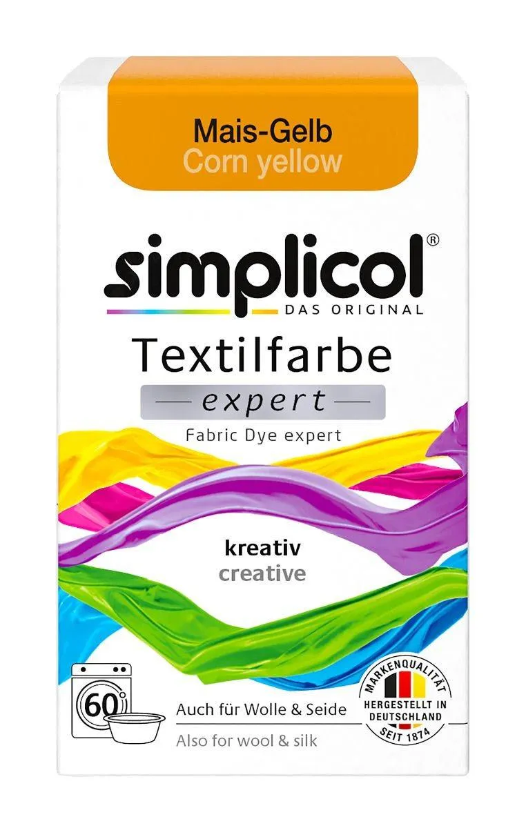 SIMPLICOL Expert Barwnik Do Tkanin Mais-Gelb 150 g