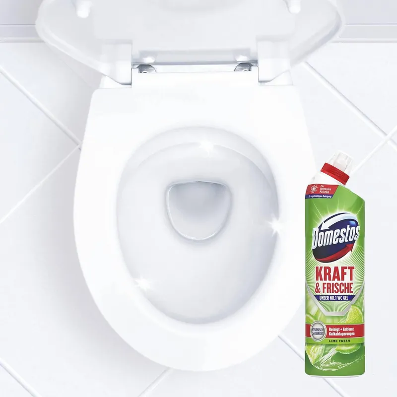 DOMESTOS Kraft & Frische Lime Fresh WC Żel 750 ml