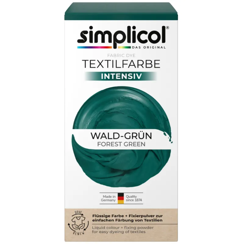 SIMPLICOL Intensiv Barwnik Do Tkanin Wald-Grün Leśna Zieleń