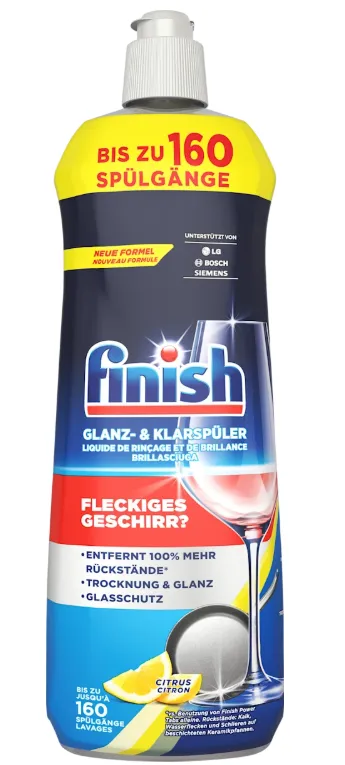 FINISH Citrus Płyn Nabłyszczający Do Zmywarki 800 ml