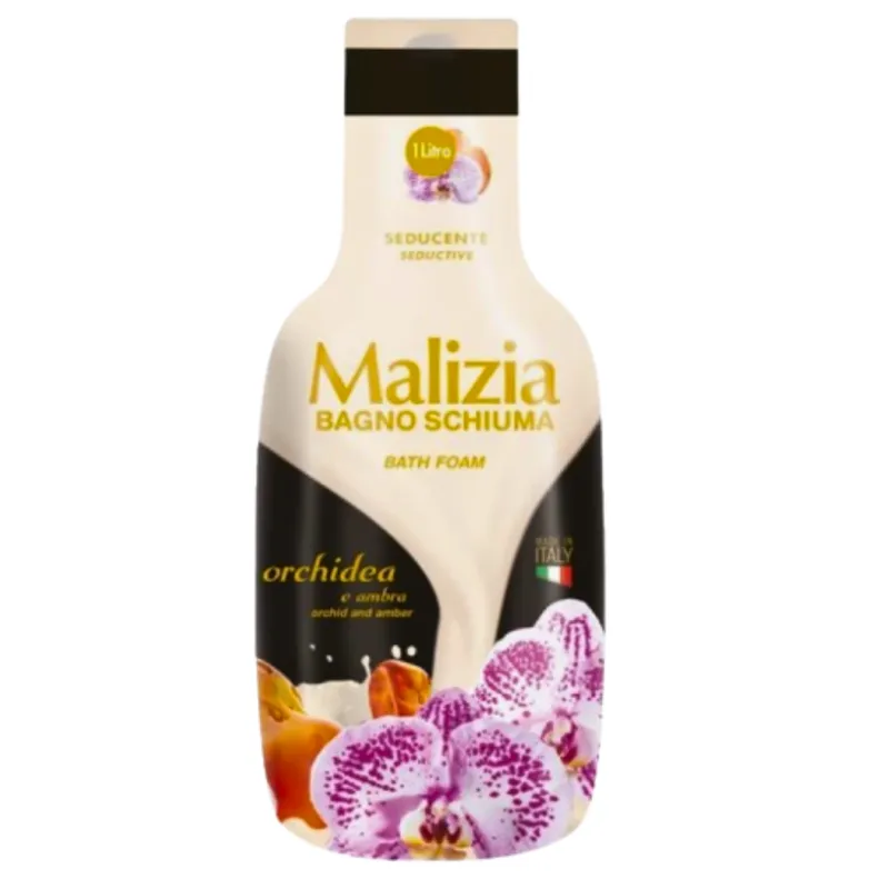 MALIZIA Orchidea E Ambra Płyn Do Kąpieli 1 l