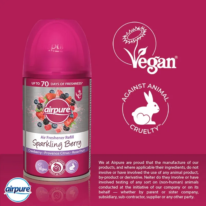 AIRPURE Sparkling Berry Odświeżacz Powietrza 250 ml