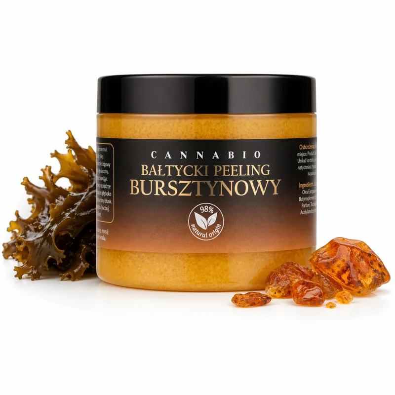 CANNABIO Bałtycki Peeling Bursztynowy 250 g