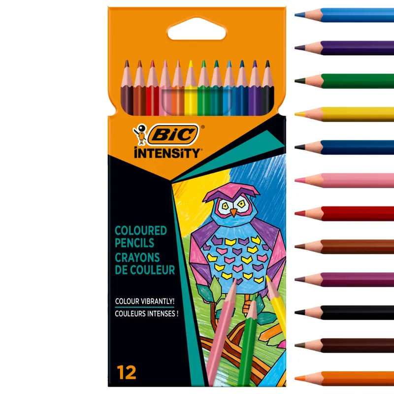 BIC Intensity Up Kredki Ołówowe Pudełko 12 Sztuk