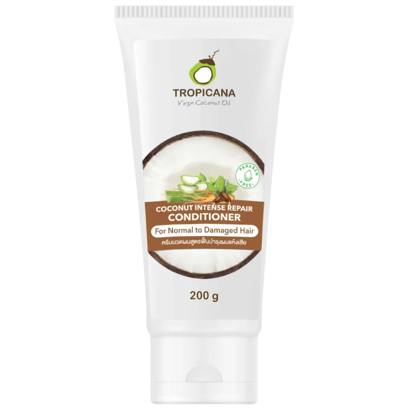 TROPICANA Virgin Coconut Oil Bio Intensywnie Regenerująca Odżywka Do Włosów 200 ml
