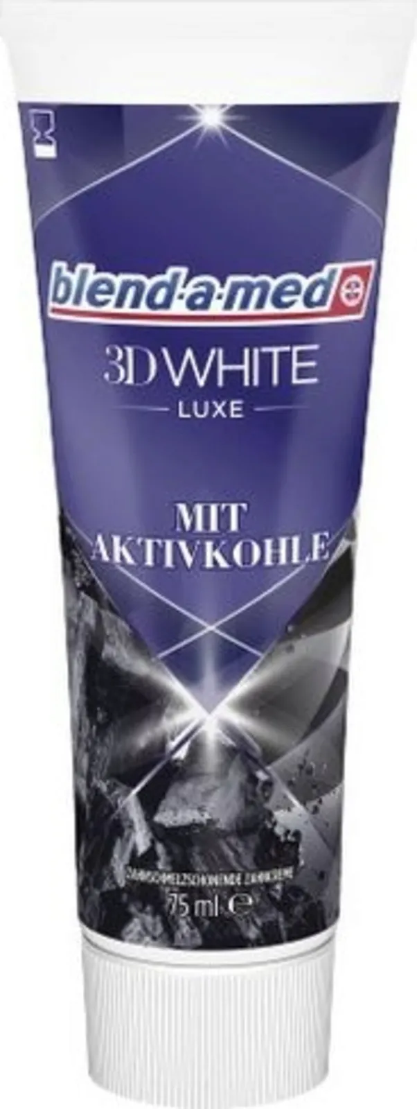 BLEND-A-MED 3D White Luxe Aktivkohle Pasta Do Zębów 75 ml