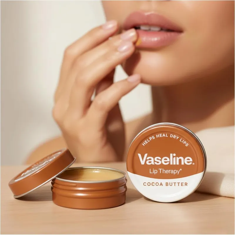 VASELINE Lip Therapy Cocoa Butter Wazelina Do Terapii Ust Z Masłem Kakaowym 20 g