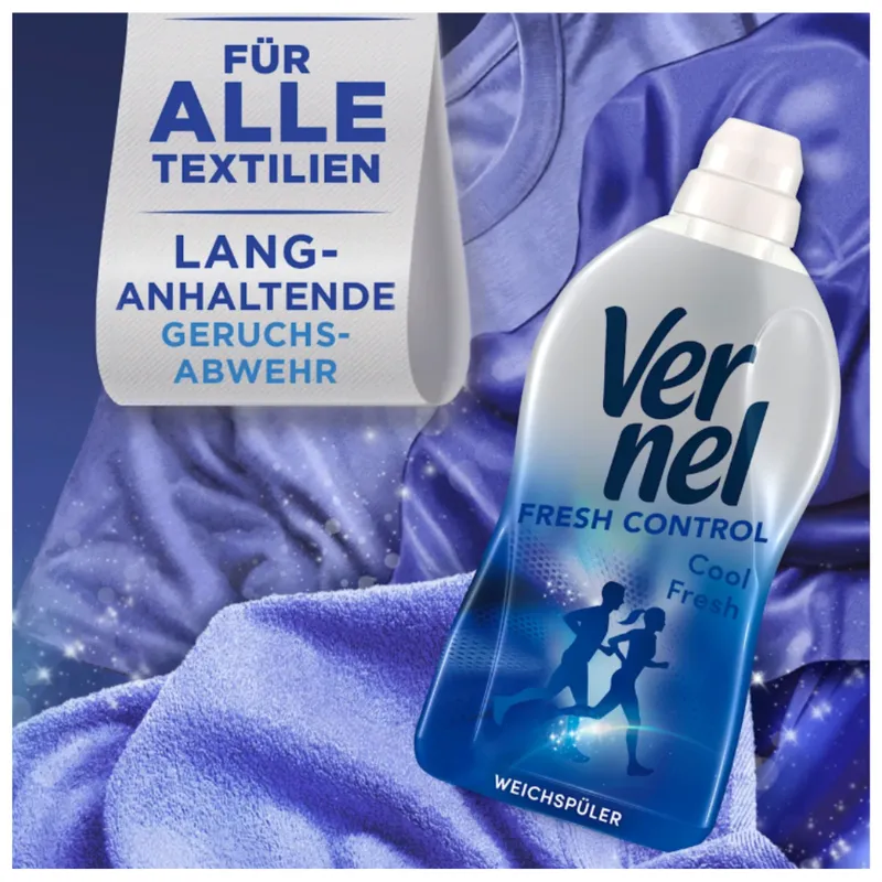 VERNEL Fresh Control Cool Fresh Płyn Do Płukania Chłodna Świeżość 46 Prań