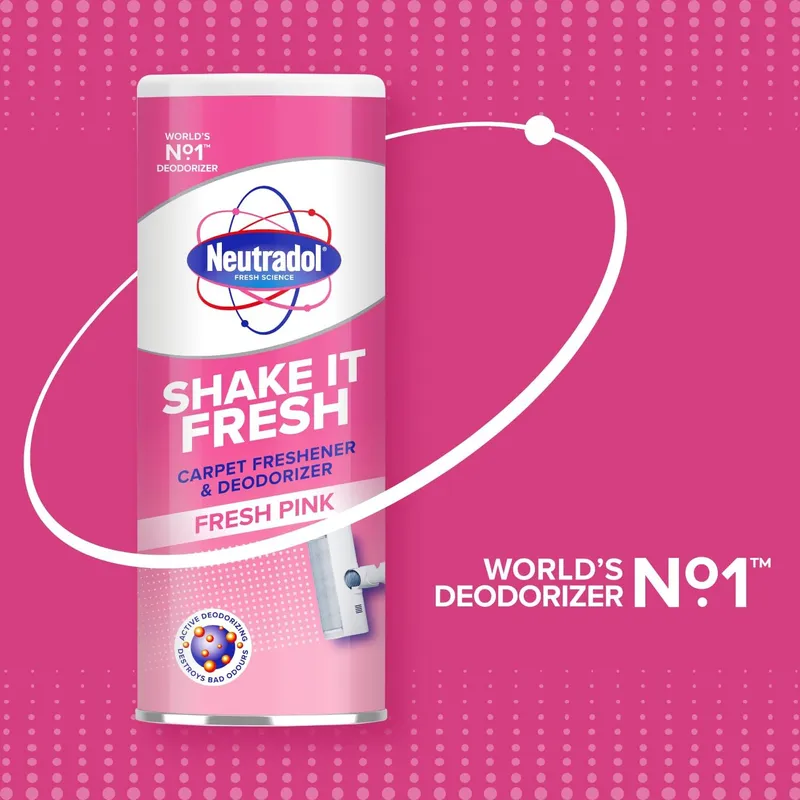 NEUTRADOL Shake It Fresh Fresh Pink Neutralizator Zapachów Do Dywanów 350 g