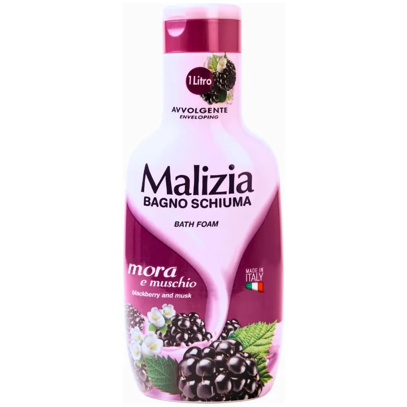 MALIZIA Mora E Muschio Płyn Do Kąpieli Jeżyny I Piżmo 1 l