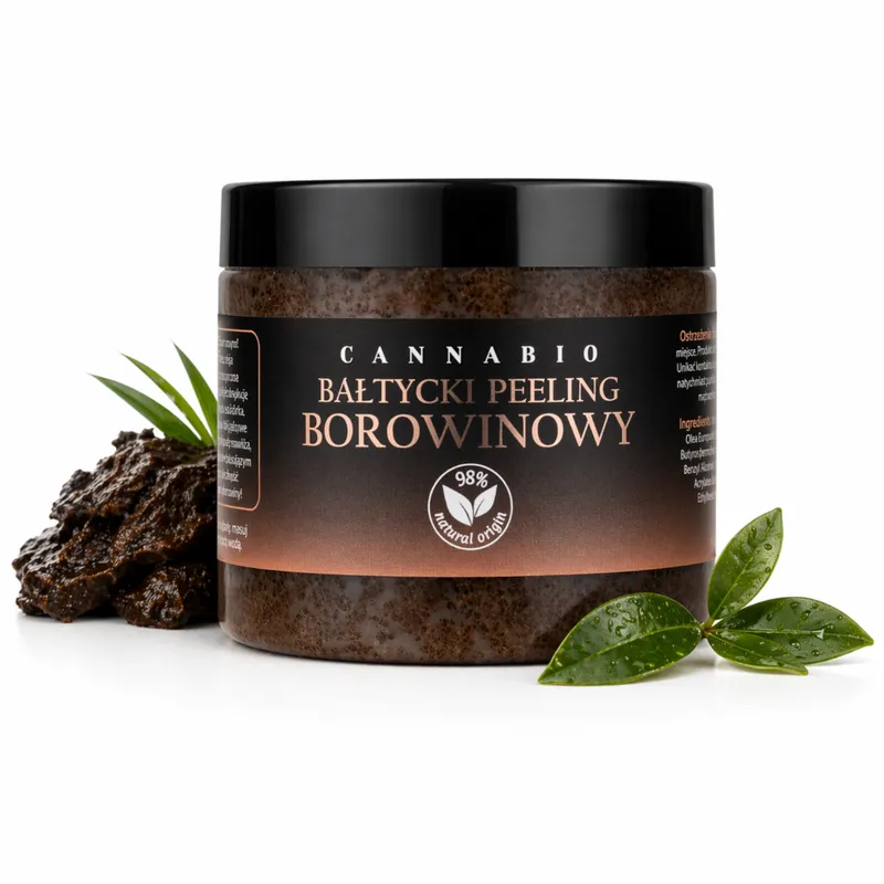 CANNABIO Bałtycki Peeling Borowinowy 250g