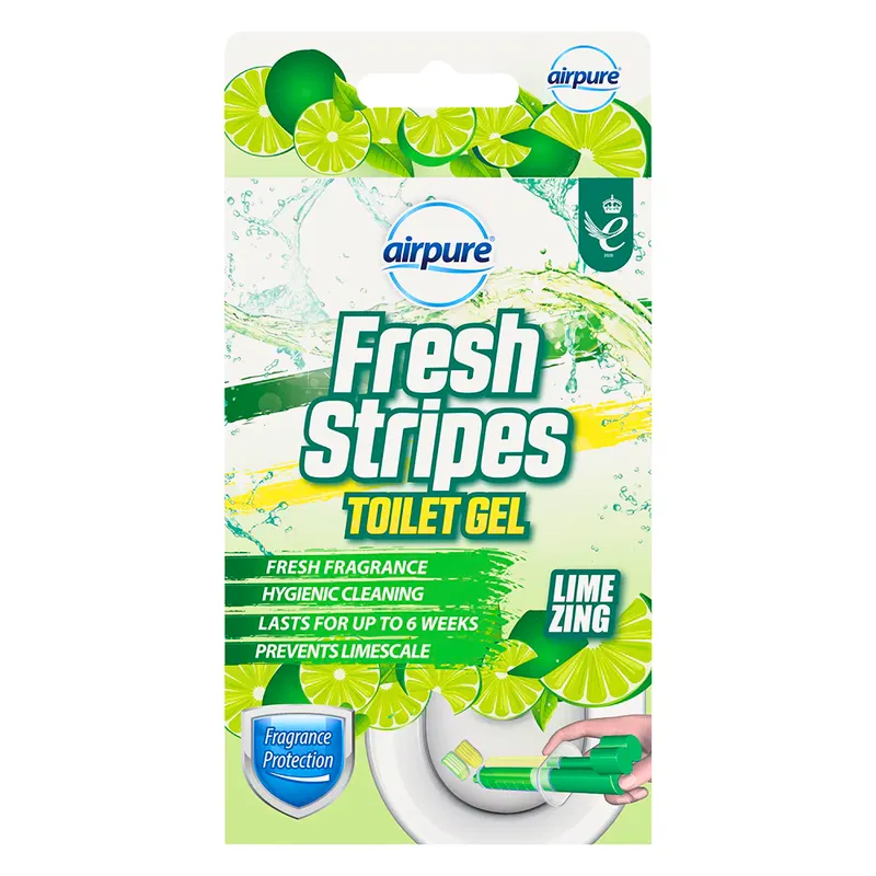 AIRPURE Fresh Stripes Lime Zing Pasek Żelowy Do WC 45 ml