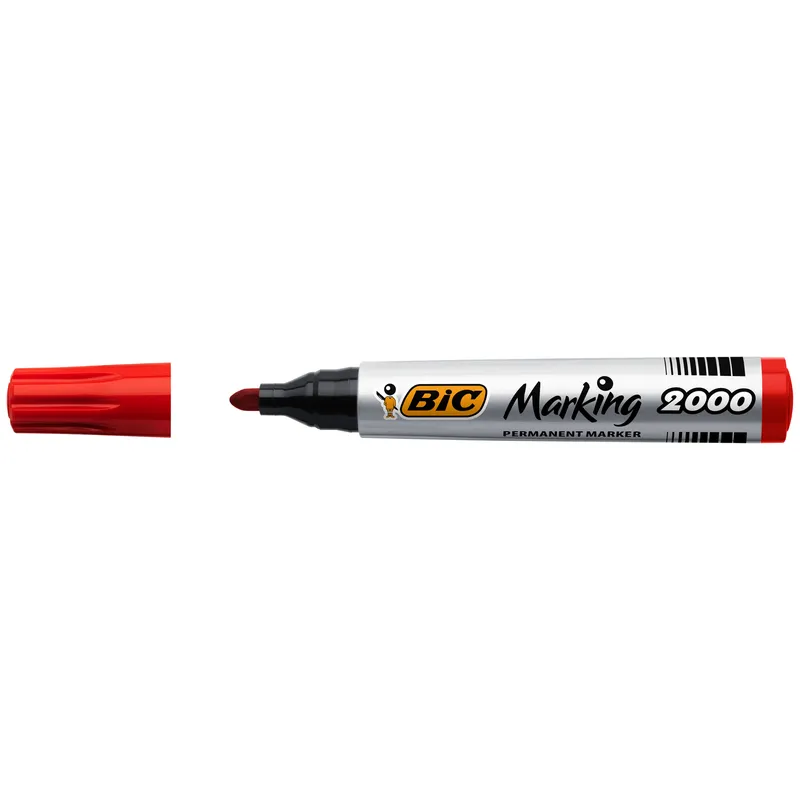 BIC Marking 2000 ECOlutions Marker Z Okrągłą Końcówką 1 Sztuka - Czerwony