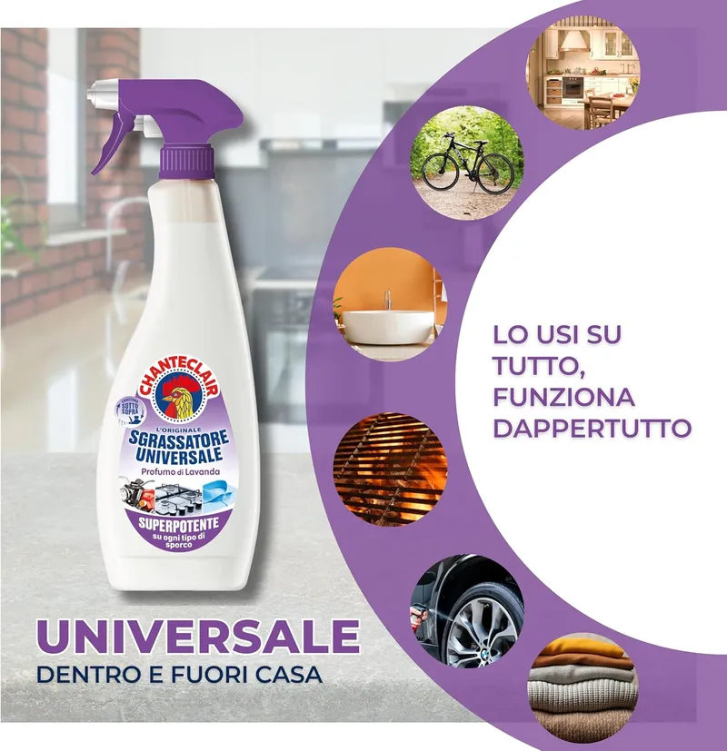 CHANTECLAIR Sagrassatore Odtłuszczacz Lavanda Opakowanie Uzupełniające 600 ml
