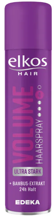ELKOS Volume Ultra Stark 4 Lakier Do Włosów 300 ml