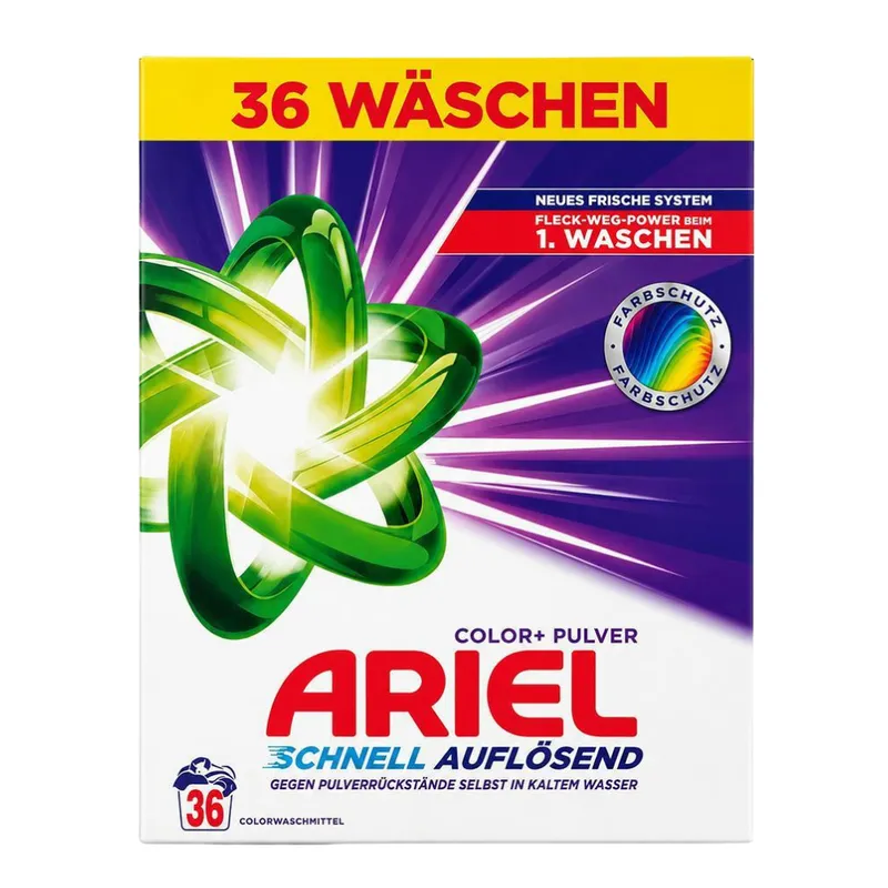 ARIEL Colorwaschmittel Proszek Do Prania Tkanin Kolorowych 36 Prań
