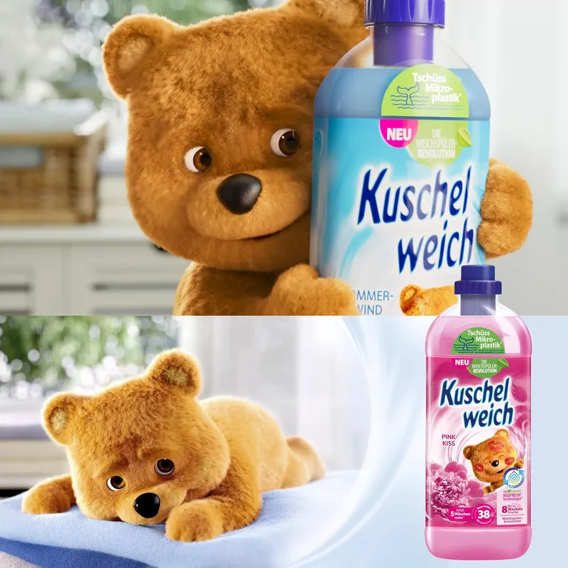 KUSCHELWEICH Pink Kiss Płyn Do Płukania 1 l