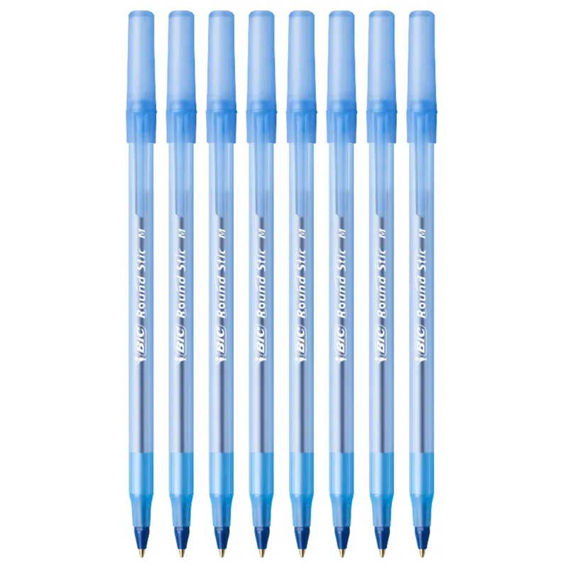 BIC Round Stic Classic Długopis 8 Sztuk - Niebieski