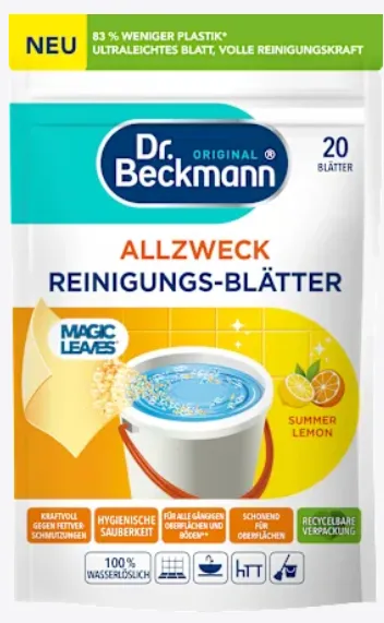 Dr. Beckmann Summer Lemon Uniwersalne Listki Czyszczące 20 szt