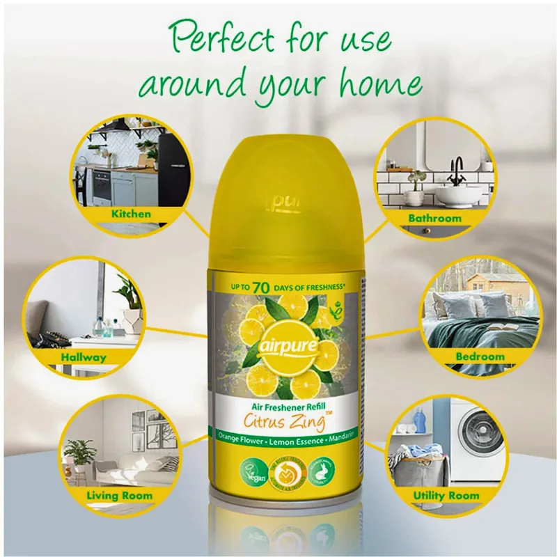 AIRPURE Citrus Zing Odświeżacz Powietrza 250 ml