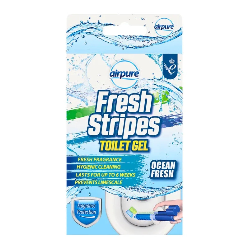AIRPURE Fresh Stripes Ocean Fresh Pasek Żelowy Do WC 45 ml