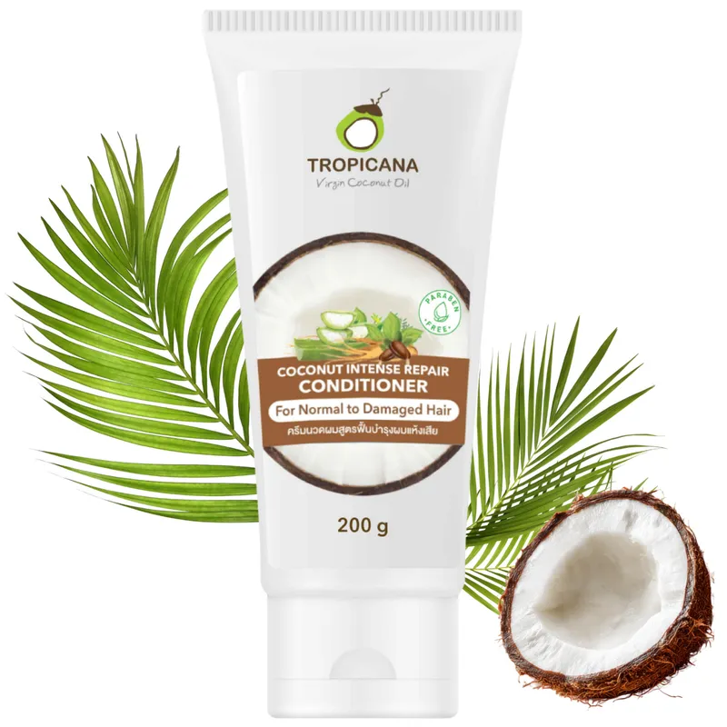 TROPICANA Virgin Coconut Oil Bio Intensywnie Regenerująca Odżywka Do Włosów 200 ml