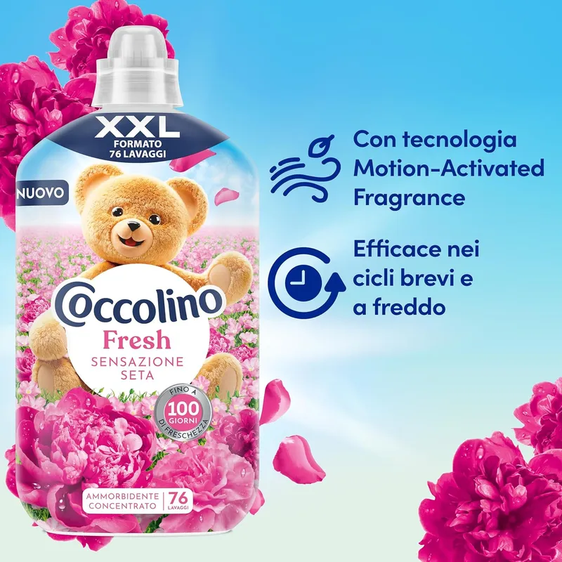 COCCOLINO Sensazione Seta Koncentrat Do Płukania 76 Prań