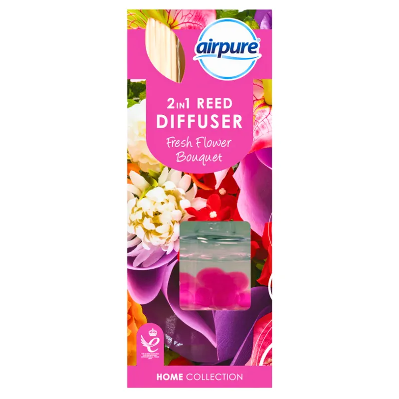 AIRPURE Fresh Flower Bouquet Dyfuzor Zapachowy Z Patyczkami 30 ml