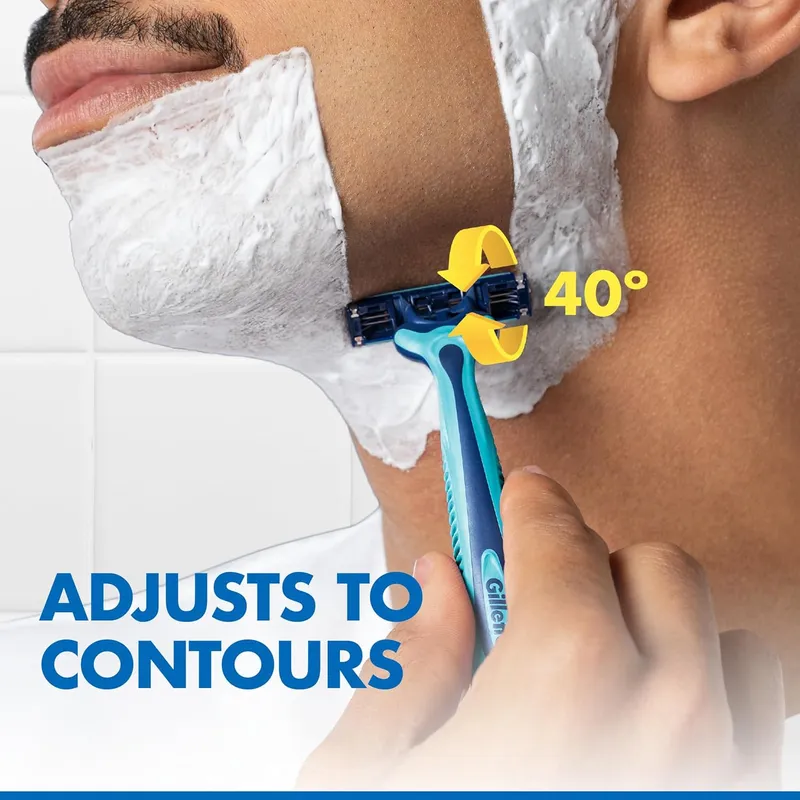 GILLETTE BLUE3 Cool Jednorazowa Maszynka Do Golenia 3 szt