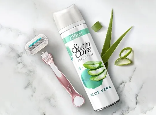 GILLETTE SATIN Care Aloe Vera Żel Do Golenia 200 ml