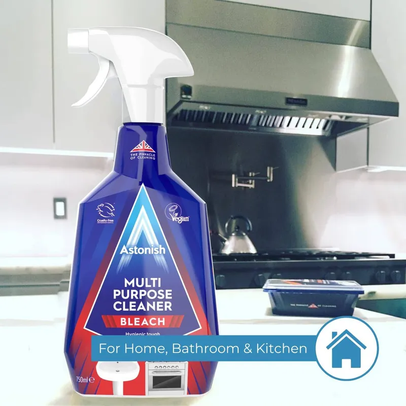 ASTONISH Multi-Purpose Cleaner With Bleach Środek Z Wybielaczem 750 ml