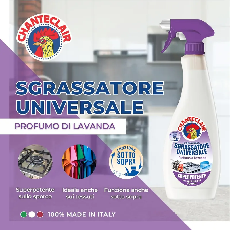 CHANTECLAIR Sagrassatore Odtłuszczacz Lavanda Opakowanie Uzupełniające 600 ml