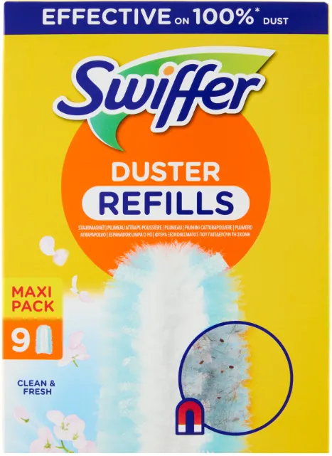 SWIFFER Duster Wkłady Do Miotełki Sauber&Frisch 9 szt
