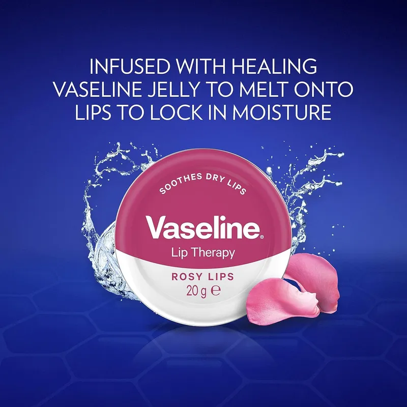 VASELINE Lip Therapy Rosy Lips Wazelina Do Terapii Ust Z Z Delikatnym Różowym Odcieniem 20 g